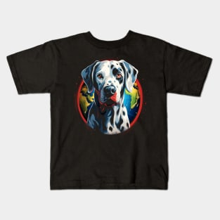 Dalmatian Earth Day Kids T-Shirt